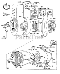 Briggs & Stratton 191431-0020-XX - Briggs & Stratton Horizontal Engine