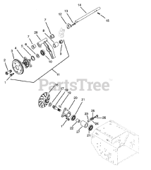 Ariens 924100 (ST 824) - Ariens 24" Snow Blower, 8hp Tecumseh (SN: 000101 - 008199)
