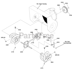 Murray 16533 ES (1696031) - Murray 33" Snow Thrower, 16.5hp (2011)