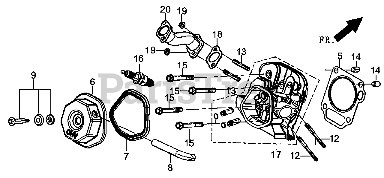Generac GP6500 (0059393) Generac Portable Generator (SN 6573915E