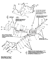 Simplicity 7018 H (1690366) - Simplicity Garden Tractor, 18hp Bevel Gear &amp; Side Plate Group (7012, 7016 &amp; 7018)