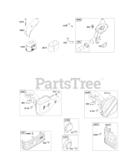 Briggs & Stratton 12K682-0116-E1 - Briggs & Stratton Vertical Engine Air Cleaner, Muffler