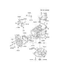 Kawasaki FB460V-AS37 - Kawasaki Engine CYLINDER/CRANKCASE