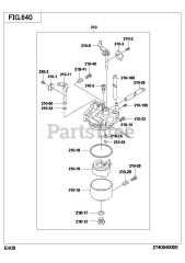 Subaru Robin EH090D42010 (EH090) - Subaru Robin Rammer Engine 640 Carburetor