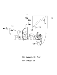 Troy-Bilt 4P90MUC - Troy-Bilt Engine 4P90MUC Carburetor Assembly