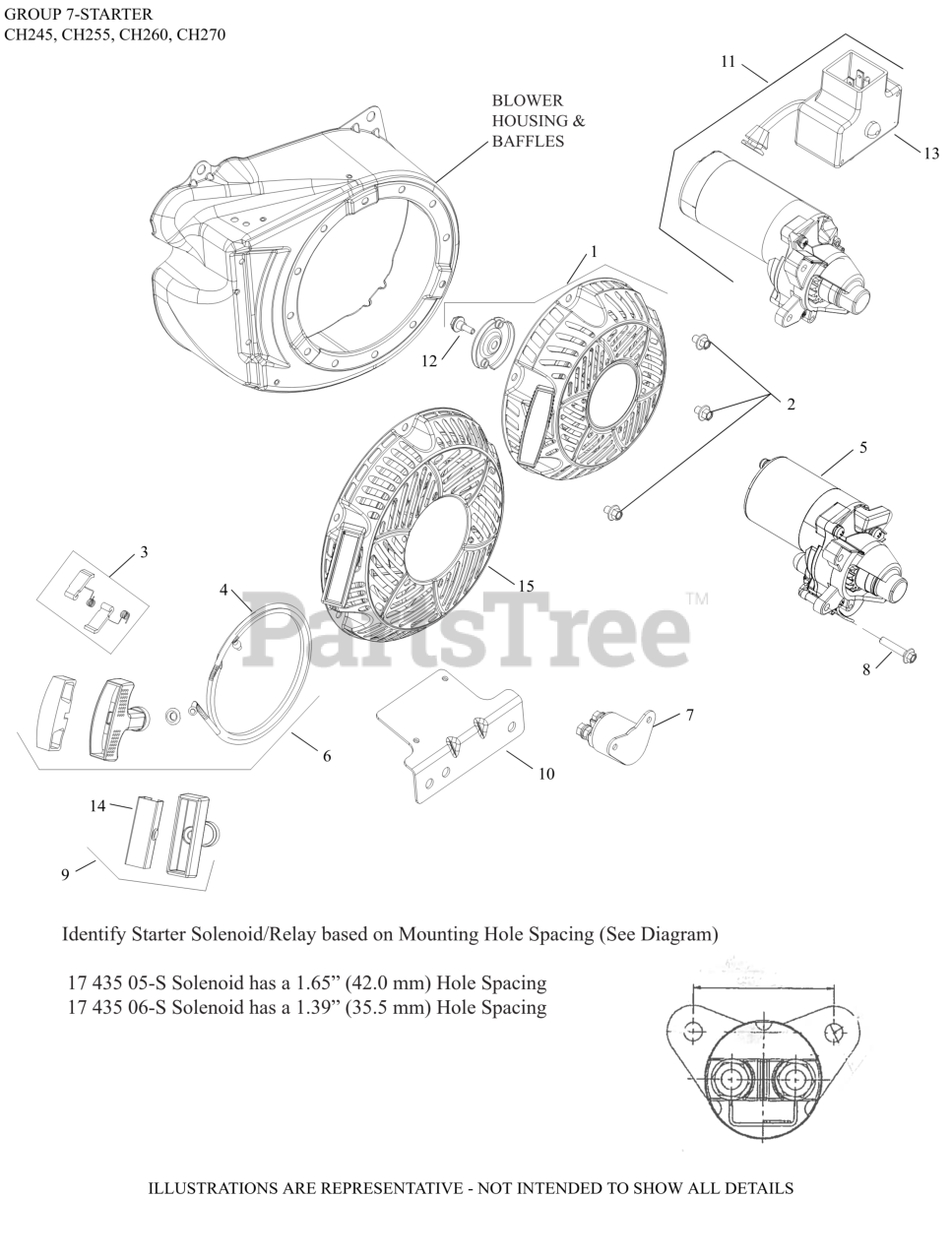 Kohler CH270-3011 - Kohler Command PRO Engine, Basic Version, 7hp, 5