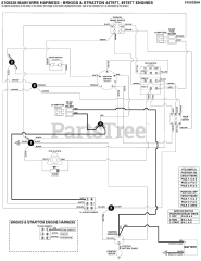 Snapper Pro S 125XT (5901630) - Snapper Pro S125XT Series 52" Zero-Turn Mower, 25hp Briggs & Stratton Electrical Schematic - Charging Circuit B&amp;S 44T977, 49T877 S/N: 2017954956 &amp; Above