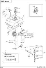 Subaru Robin EH360D21020 (EH36) - Subaru Robin Engine 600 Fuel &amp; Lubricant