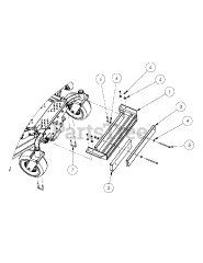 Cub Cadet 59A30001 (59A30001150) - Cub Cadet Triple Rear Bagger att3 Weight System