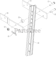 Craftsman TI 110 (CMXGVAM1144043) (21B-34M8793) - Craftsman 24" Tiller (2019) Depth Bar