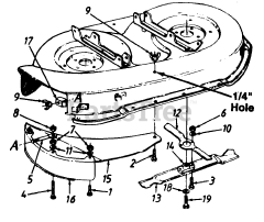 White Outdoor 190-097-190 - White Outdoor 42" Mulching Kit (1993)