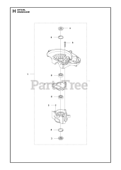RedMax CHT 220 L - RedMax Hedge Trimmer (2012-03) CRANKCASE