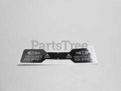 Echo X532000670 Spark Plug Label, Bpm8 - image 2