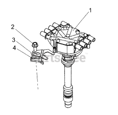 Briggs & Stratton 076161-02 - Briggs & Stratton 60kW Liquid Cooled Home Standby Generator Engine Service Parts - 5.7L - Distributor (315092)