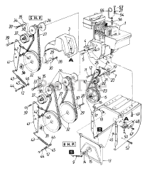 MTD 312-642F000 - MTD Snow Thrower (1992)