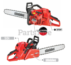 Shindaiwa 591 - Shindaiwa Chainsaw (SN: C98813001001 - C98813999999)