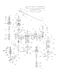 Gravely 991002 (PM 100Z) - Gravely Pro-Master 50" Zero-Turn Mower, 18hp Kohler (SN: 000101 - 001994)