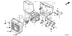 Honda EB4000X AT1 (EBSC) - Honda Generator, Made in China (SN: EBSC-1000001 - EBSC-1499999) MUFFLER (2)