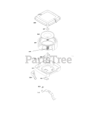 Briggs & Stratton 384447-0111-E1 - Briggs & Stratton Horizontal Engine