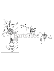 MTD 165-SUB-11 - MTD Engine 165-SUB-11 Carburetor