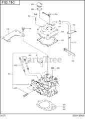 Subaru Robin DY272DD5470 (DY27-2) - Subaru Robin Engine, Diesel 110 Crankcase