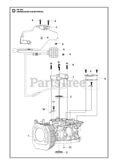 Husqvarna 593230401 - Husqvarna Engine (2021-01) CRANKCASE &amp; ELECTRICAL