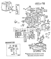 Briggs & Stratton 95508-0164-XX - Briggs & Stratton Vertical Engine Cyl, Mufflers, Piston, Sump
