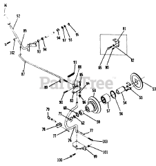 Toro 1-0465 - Toro Lawn Tractor, 12hp (1973) Parts List For 14.050 Manual P.t.o. (plate 14.3)