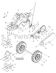 White Outdoor RB-650 (21AB453H290) - White Outdoor Roto Boss Rear-Tine Tiller (2007)