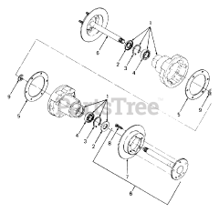 Cub Cadet 1541 (141-651-100) - Cub Cadet Garden Tractor (SN: 800000 - 816508) Rear Axle Carrier