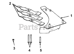 MTD OEM-190-841 - MTD 54" Mulch Kit (2002)