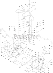 Toro 75213 - Toro 60" TimeCutter HD MyRide Zero-Turn Mower (SN: 400000000 - 401999999) Hydro Transmission Assembly