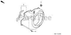 Honda HS828 K1 TAS/C (SZAK) - Honda 28" Snow Blower, Made in Japan (SN: SZAK-2120001 - SZAK-9999999) FAN COVER