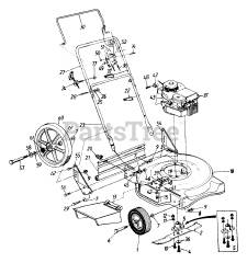 MTD 113-570A000 - MTD Walk-Behind Mower (1993)
