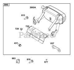 Briggs & Stratton 359447-0118-E1 - Briggs & Stratton Horizontal Engine