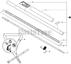 Shindaiwa 66002 (99922205131) - Shindaiwa Pole Pruner Attachment (SN: U02900001001 - U02900999999) MAIN PIPE