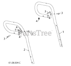 Poulan Pro PR 14527 ES (961980047-04) - Poulan Pro Snow Thrower (2012-08) HANDLE