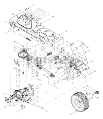 Yard-Man 14BU804H401 - Yard-Man Garden Tractor (2002)
