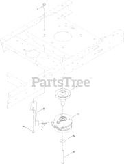 Toro 74740 (SS 5425) - Toro 54" TimeCutter Zero-Turn Mower (SN: 315000001 - 315999999) (2015) Clutch Assembly