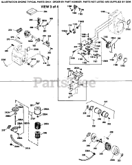 Tecumseh HM100-159062E - Tecumseh Engine Engine Parts List #3