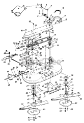 MTD 190-844-000 - MTD Mower Deck Assembly Only (1989)
