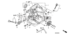 Honda GC160 LA QDE (GCAHA) - Honda Engine, Made in USA (SN: GCAHA-3599750 - GCAHA-9999999) CRANKCASE COVER