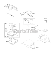 Briggs & Stratton 204412-0105-E9 - Briggs & Stratton Horizontal Engine Controls, Governor Spring