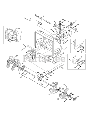 Troy-Bilt 2840 (31AH64Q4711) - Troy-Bilt Storm 28" Snow Thrower (2013) Auger &amp; Housing