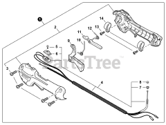 Echo PPF-225 - Echo Pole Saw (SN: E05613001001 - E05613999999) Control Handle