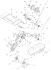 Yard Machines 21A-395A129 - Yard Machines Tiller (2003) (Home Depot)