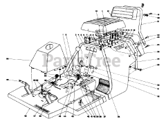 Toro 56006 - Toro 25" Premium Rear-Engine Riding Mower (SN: 008000001 - 008999999) (1978)