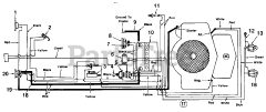 Wizard MTD 7116A68 - Wizard Lawn Tractor (1986) (Western Auto) Electrical System