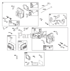 Briggs & Stratton 49T877-0047-B5 - Briggs & Stratton Vertical Engine Cylinder Head Group