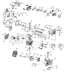 Weed Eater GTI 52 - Weed Eater String Trimmer Power Unit